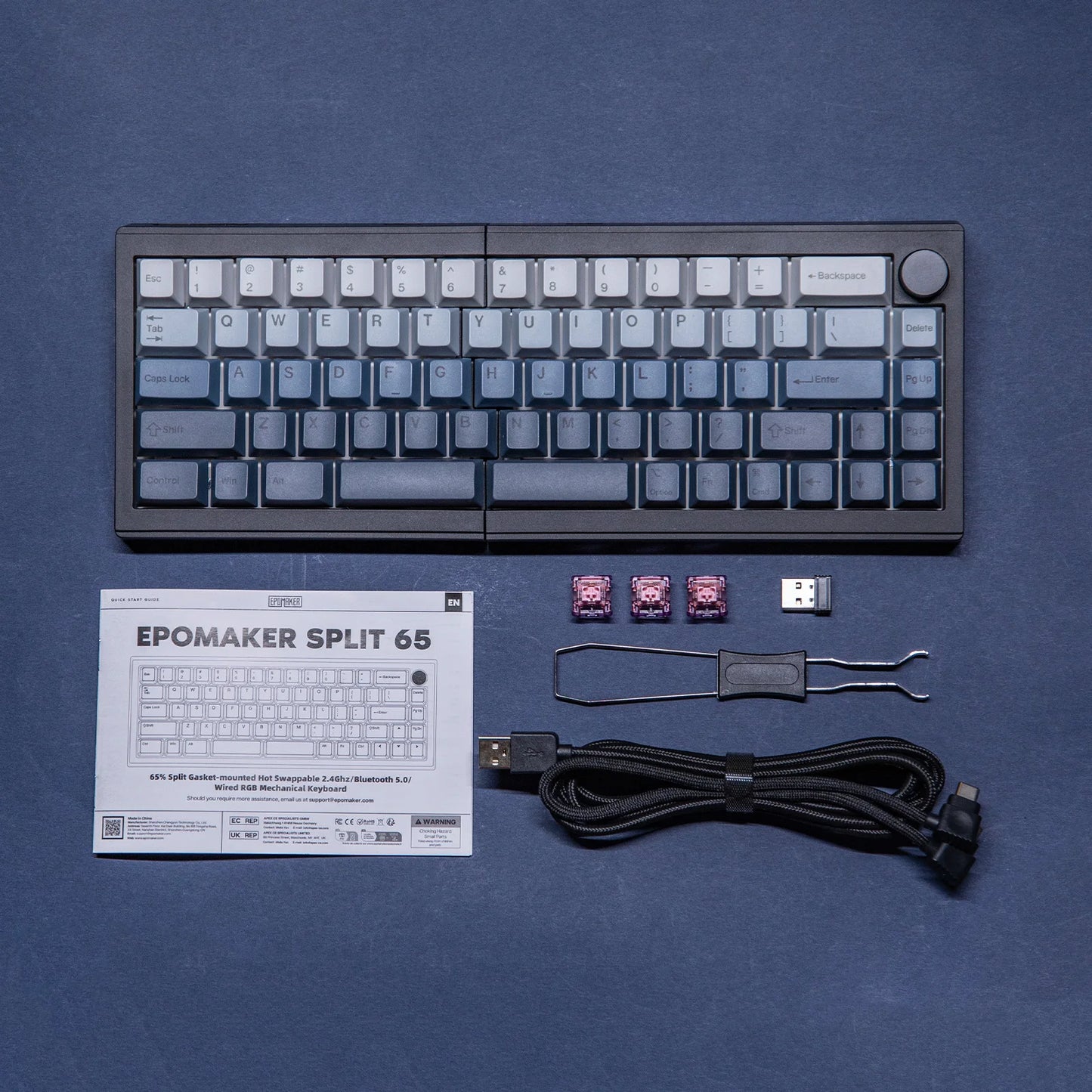 Split Ergonomic Mechanical Keyboard Wireless