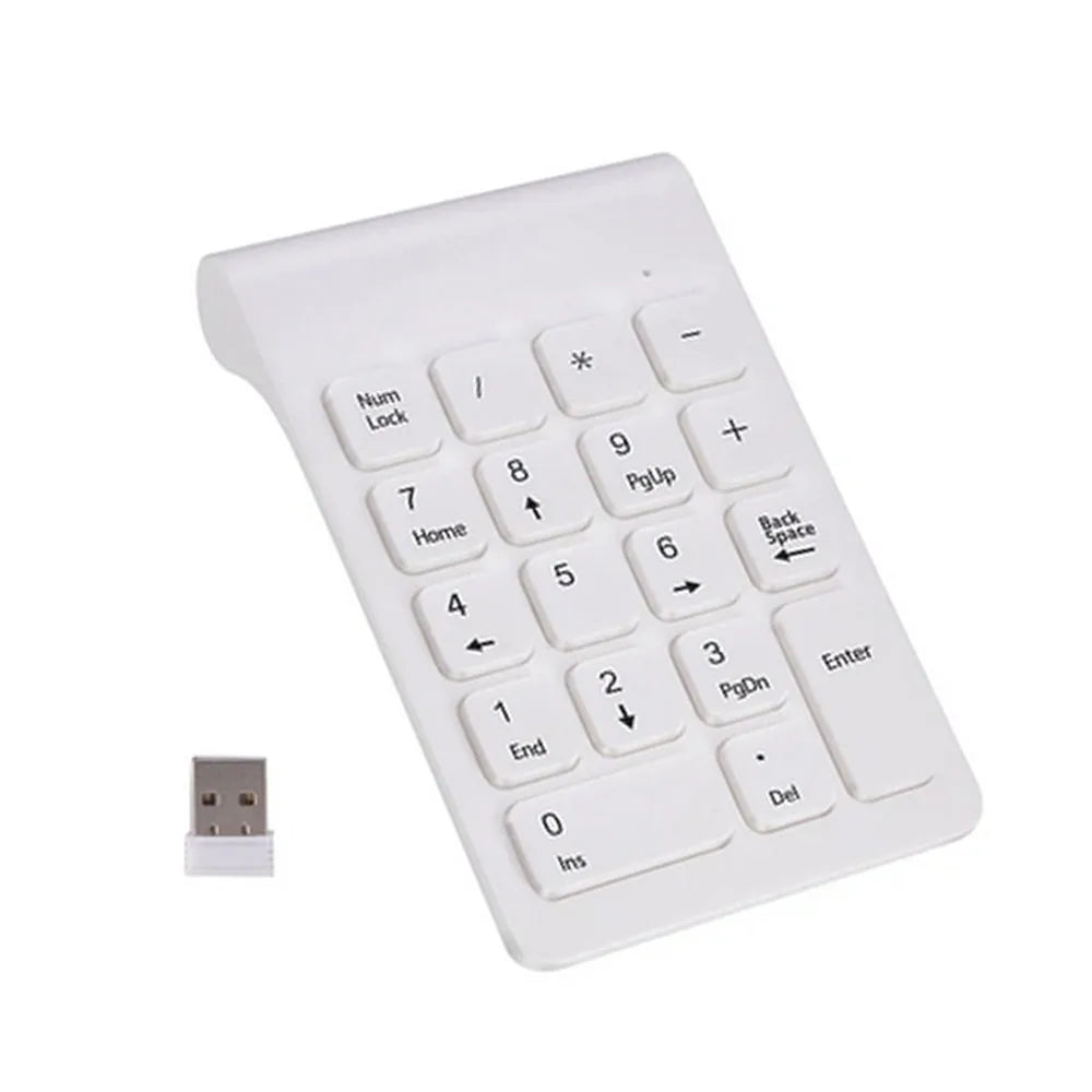 Wireless Numeric Keypad Mouse Set
