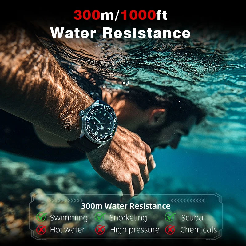 Solar Digital Dive Watch