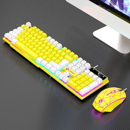 Gaming Wired RGB Keyboard Mouse Set