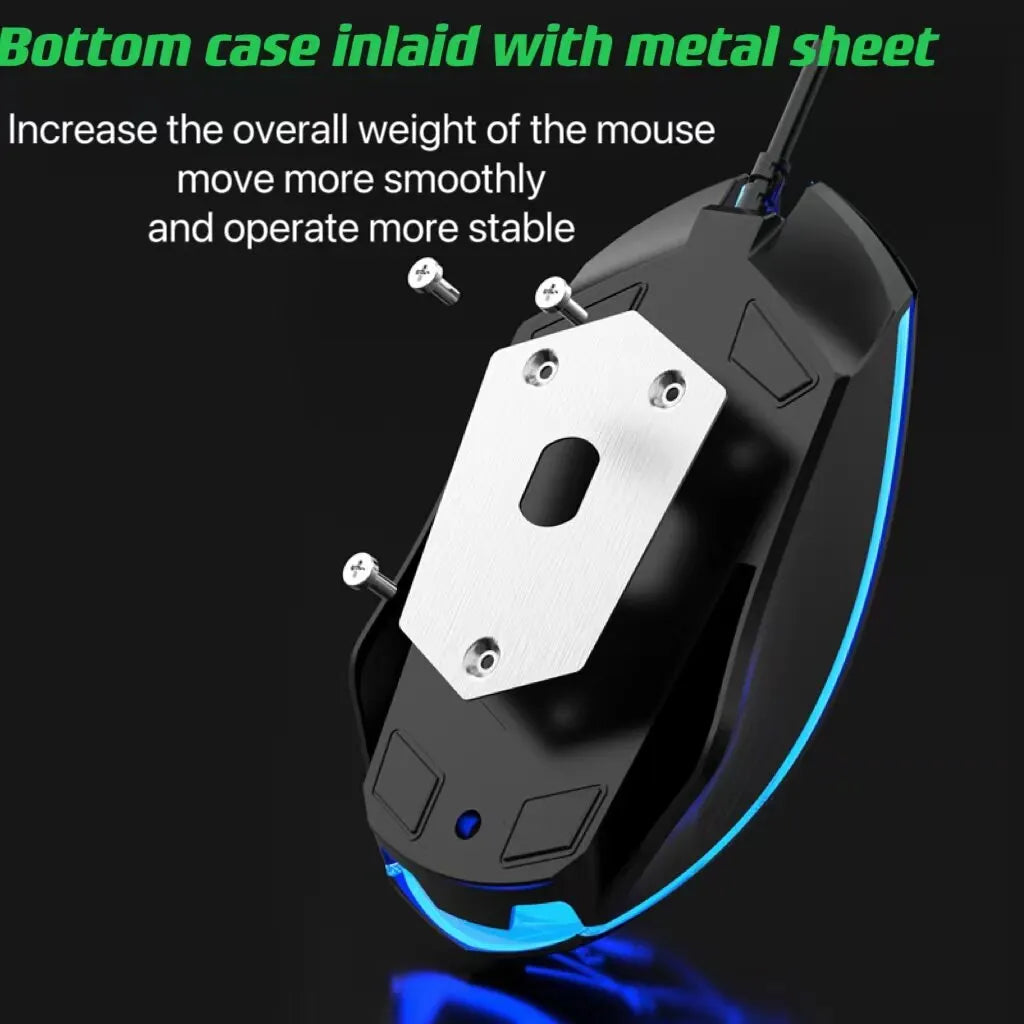 Gaming Wired RGB Keyboard Mouse Set