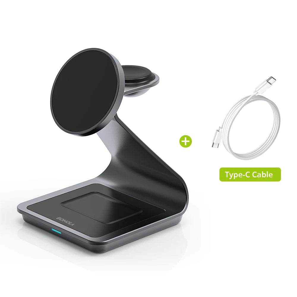 3 in 1 Magnetic Wireless Charger