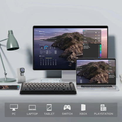 Wireless Mechanical Keyboard Display Knob