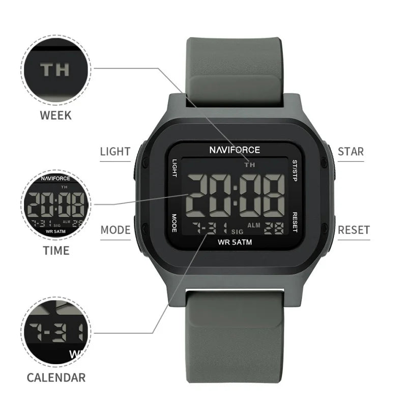 Sport Digital Wrist Watch