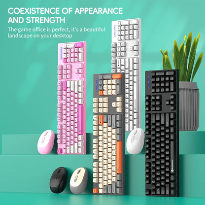 Wireless Keyboard Mouse Combo Office
