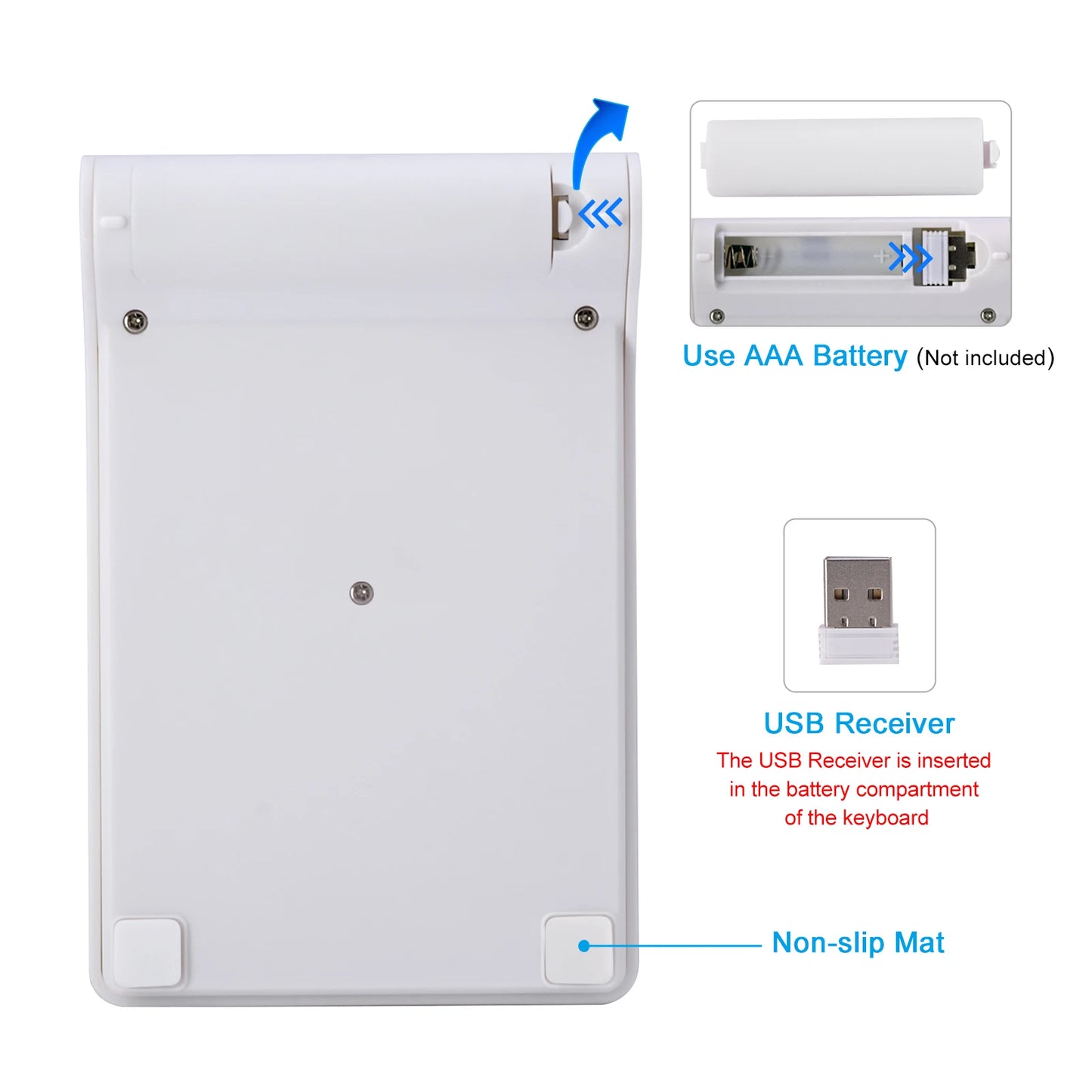 Mini Wireless Numeric Keypad Set