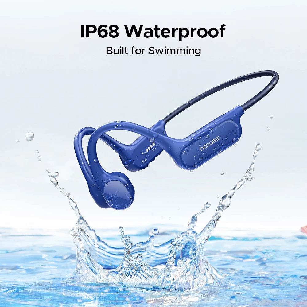 Waterproof Bone Conduction Swim Headphones