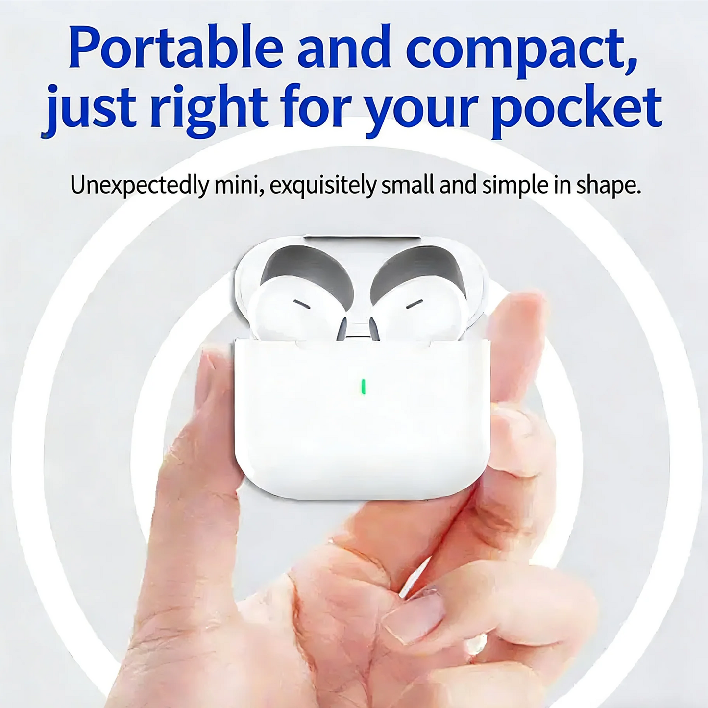 Wireless TWS Earbuds With Charging Case