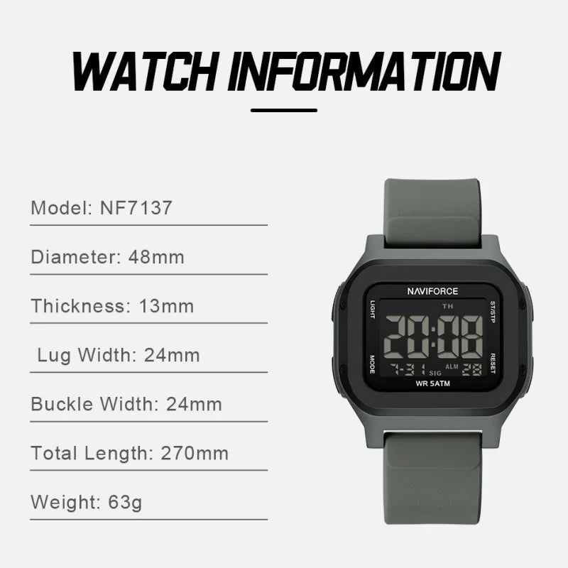 Sport Digital Wrist Watch
