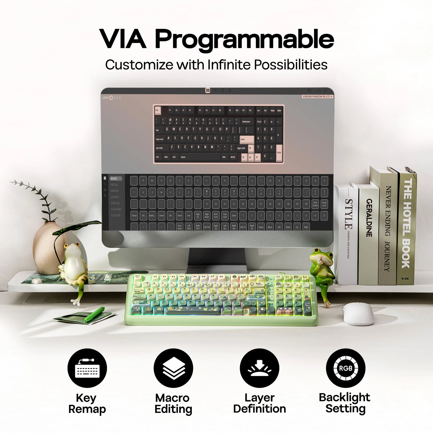 KiiBOOM Phantom98 Lite Mechanical Keyboard