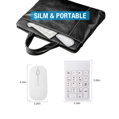 Wireless Numeric Keypad Mouse Set