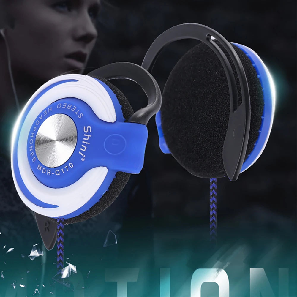 Heavy Bass Wired Earhook Earphones