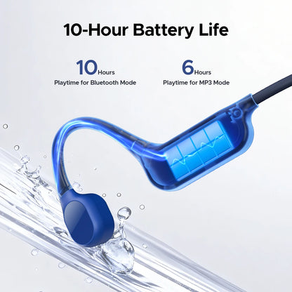 Waterproof Bone Conduction Swim Headphones