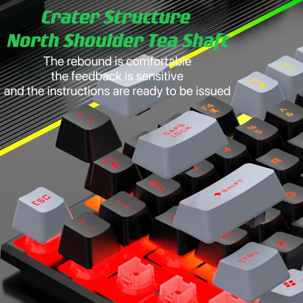 Gaming Wired RGB Keyboard Mouse Set