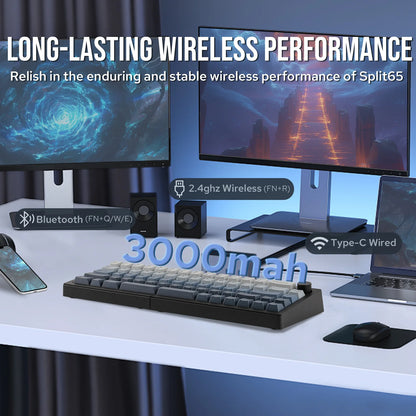Split Ergonomic Mechanical Keyboard Wireless