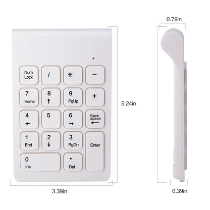 Wireless Numeric Keypad Mouse Set