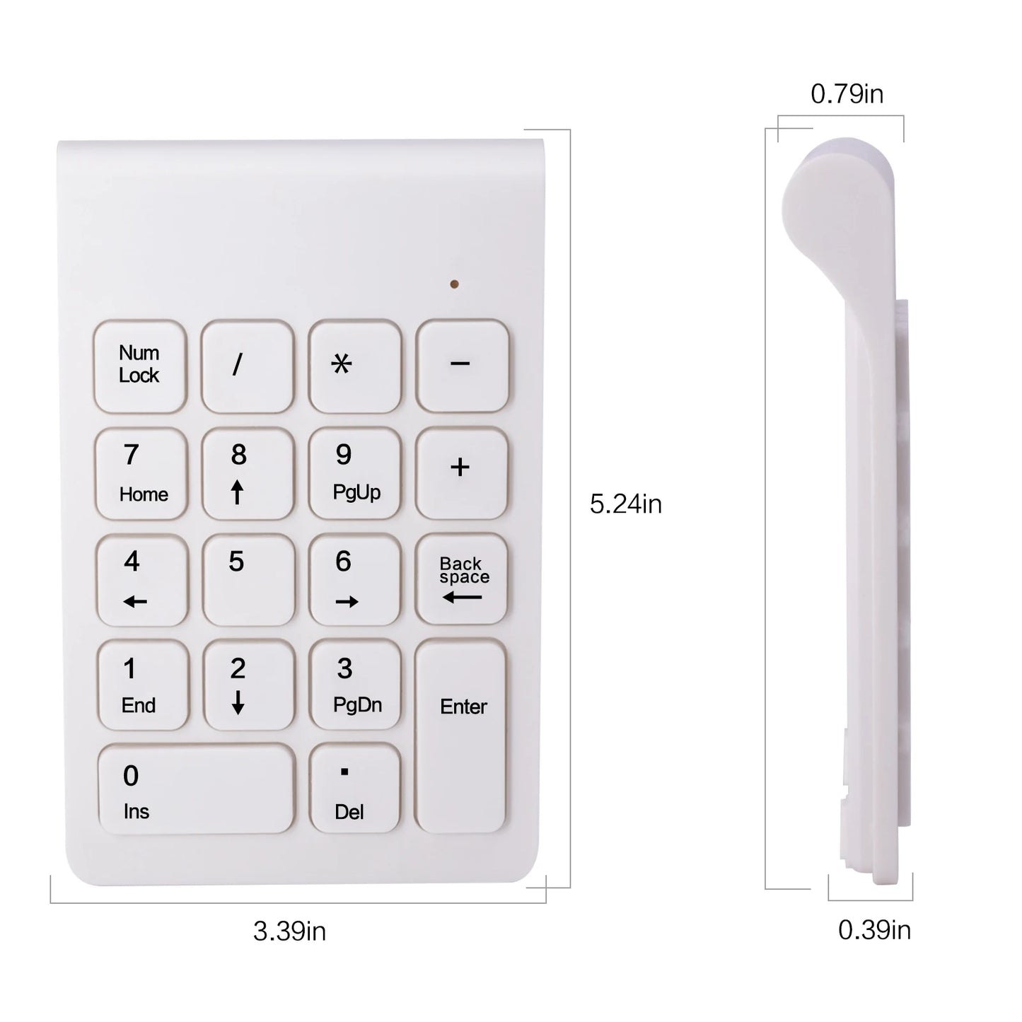 Mini Wireless Numeric Keypad Set