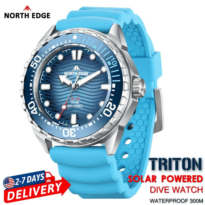 Solar Digital Dive Watch