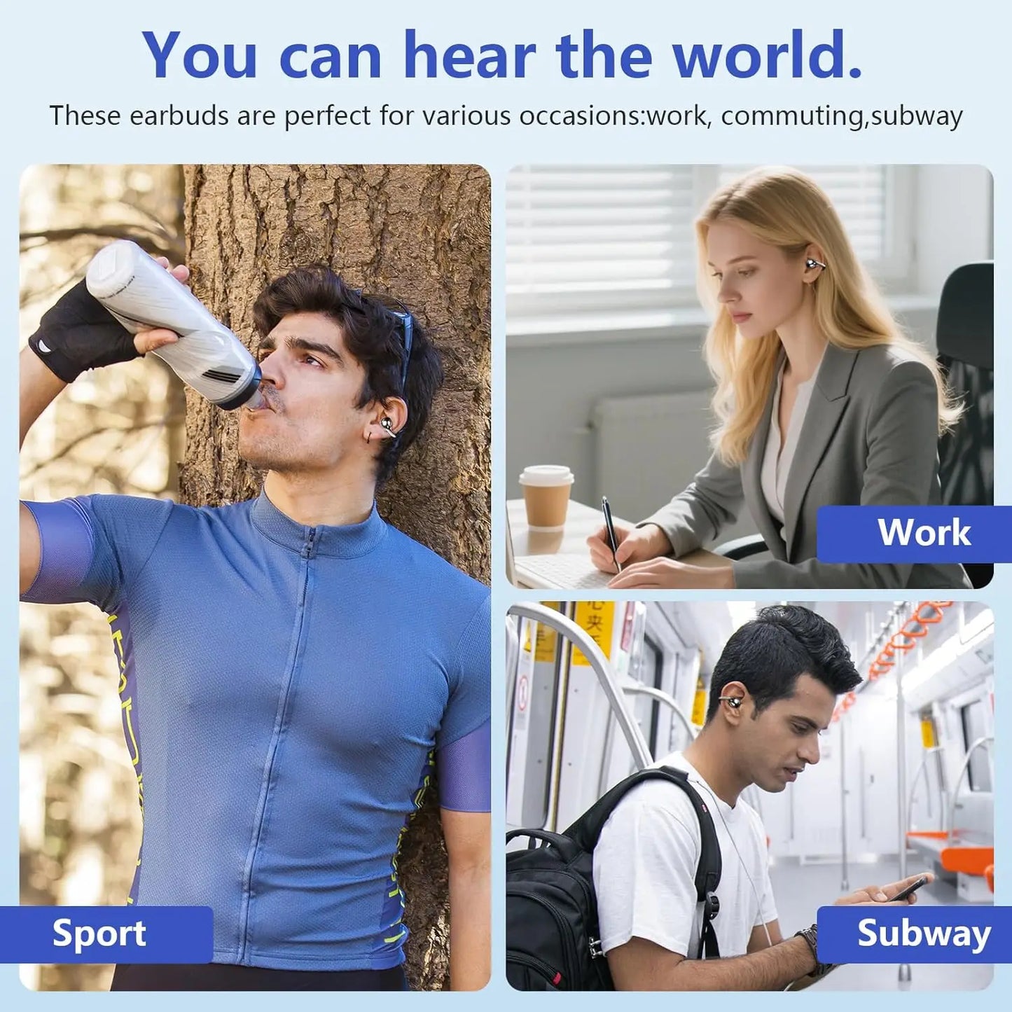 Open Ear Wireless Sports Earbuds