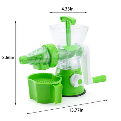 Portable Hand Crank Juicer