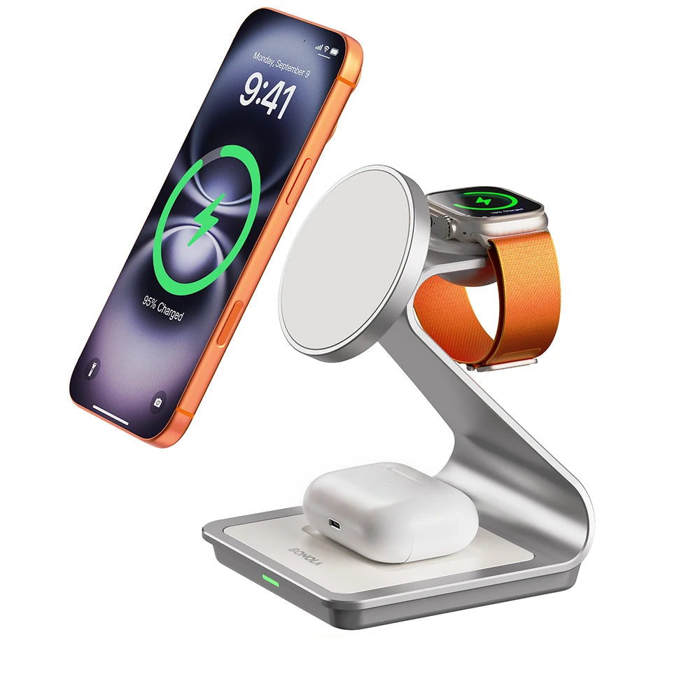 3 in 1 Magnetic Wireless Charger