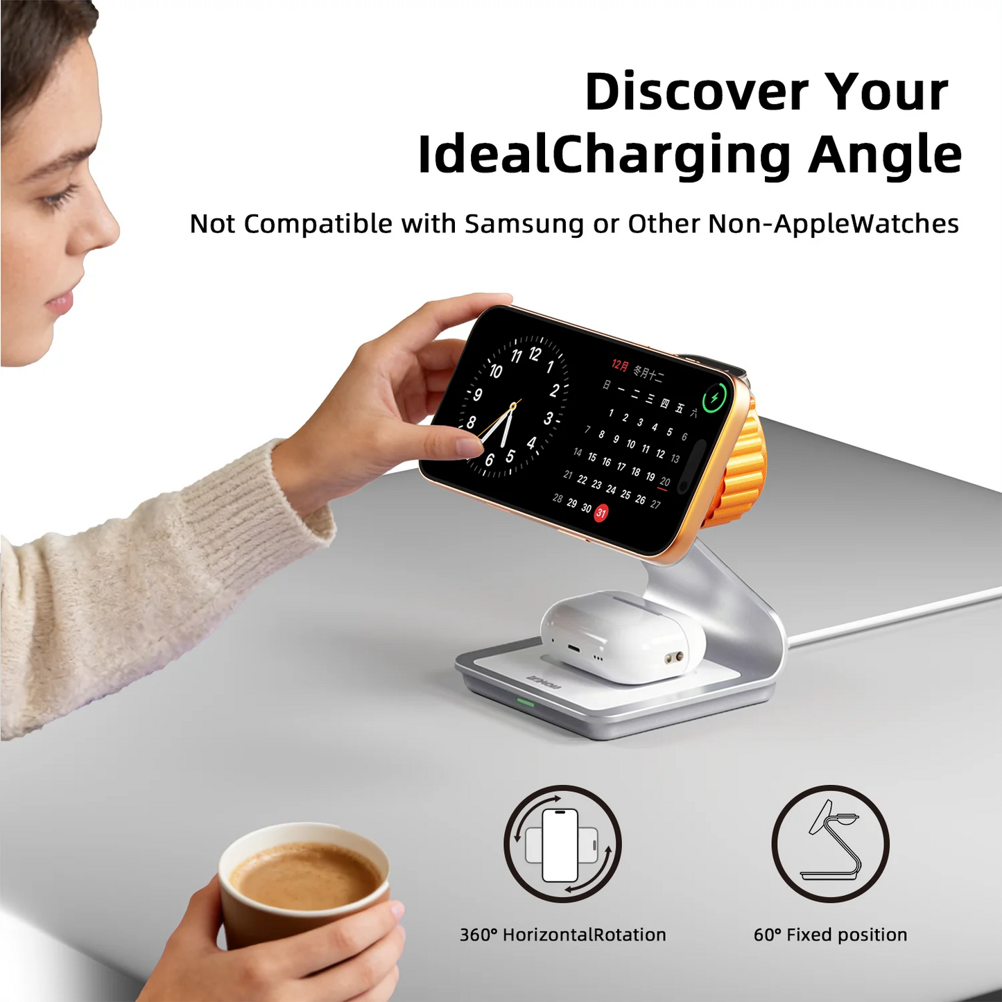 3 in 1 Magnetic Wireless Charger