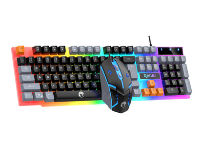 Gaming Wired RGB Keyboard Mouse Set