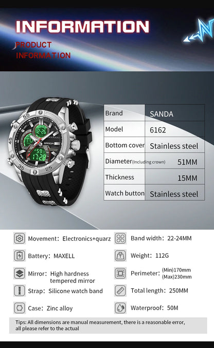 Digital Sport Wrist Watch