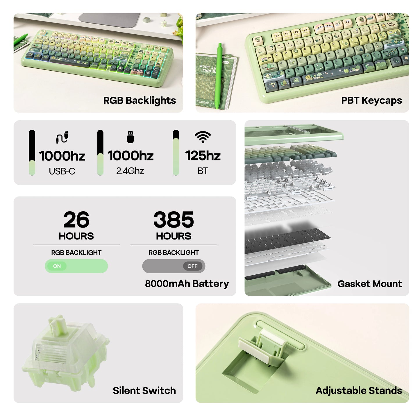KiiBOOM Phantom98 Lite Mechanical Keyboard