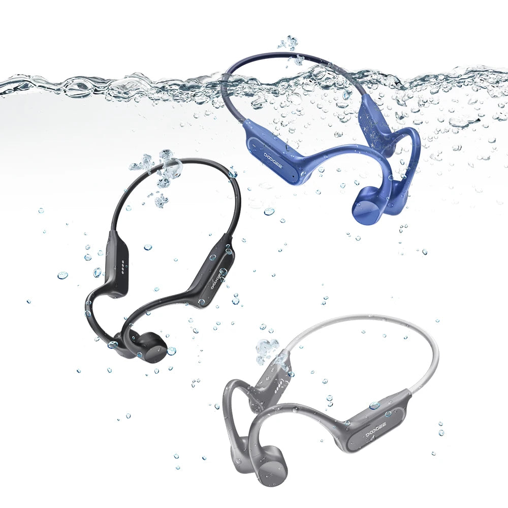 Waterproof Bone Conduction Swim Headphones