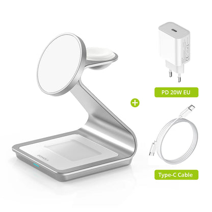 3 in 1 Magnetic Wireless Charger