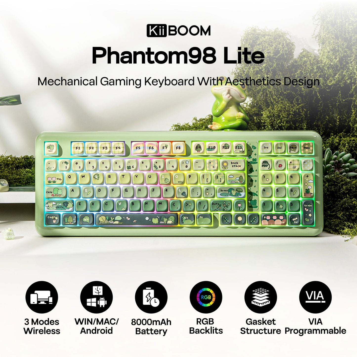 KiiBOOM Phantom98 Lite Mechanical Keyboard