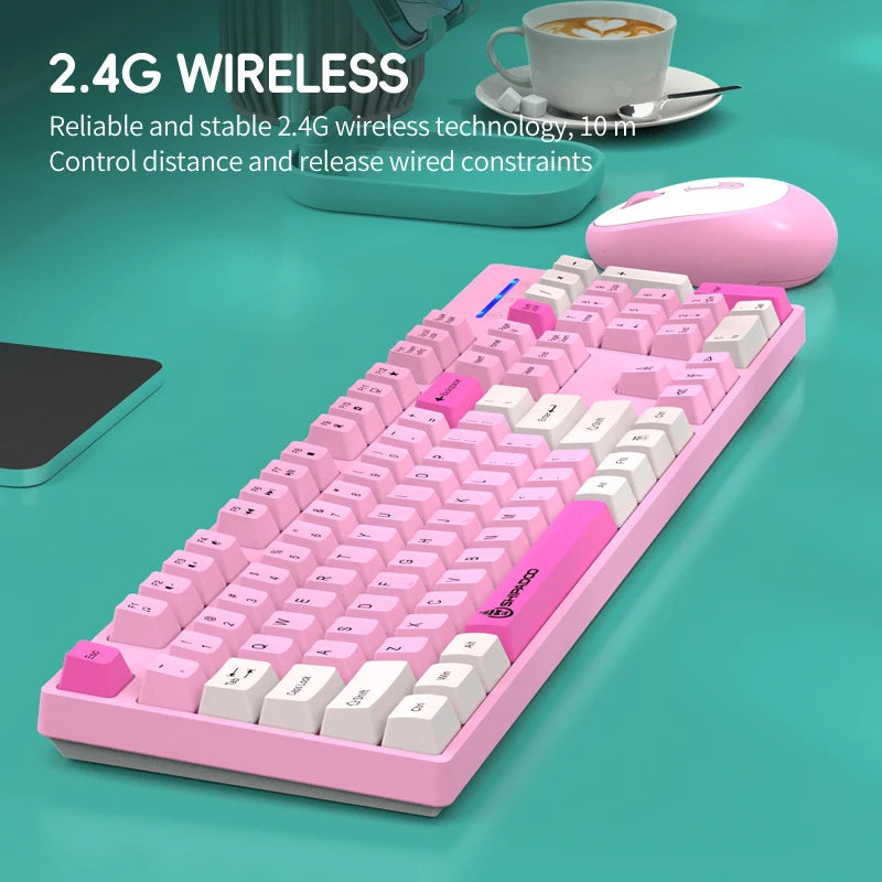 Wireless Keyboard Mouse Combo Office