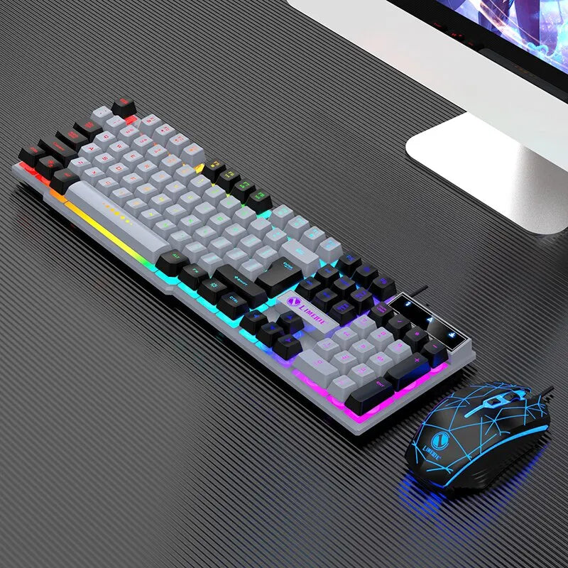 Gaming Wired RGB Keyboard Mouse Set